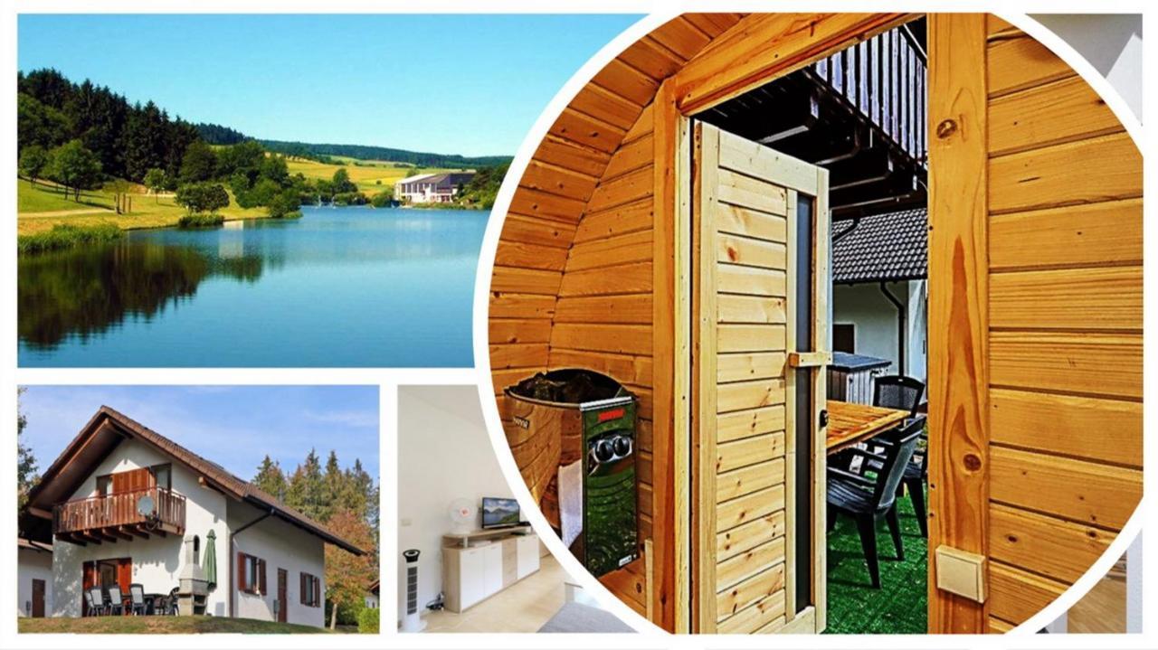 Seepark Kirchheim Ferienhaus Bei Vera Mit Sauna Extérieur photo